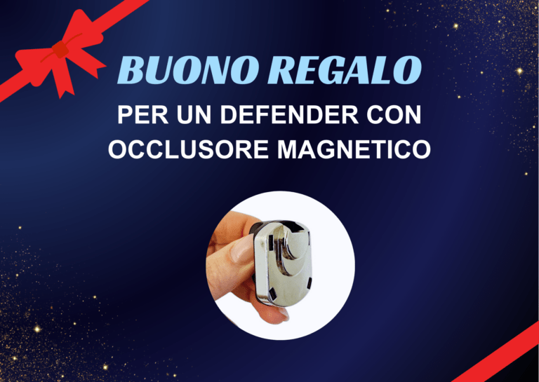 REGALA UN DEFENDER CON OCCLUSORE MAGNETICO PER NATALE